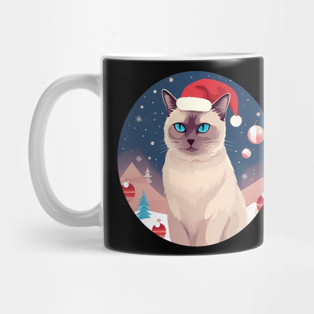 Burmese Cat Xmas, Love Cats by dukito